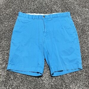 Polo Golf Ralph Lauren Classic Fit Chino Shorts Blue Crest  Cotton Twill 36x9